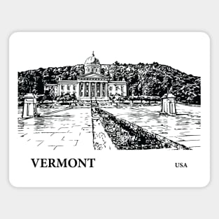Vermont State USA Magnet